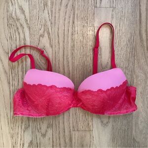 Adore Me Vibrant Pink Lace Bra size 36A